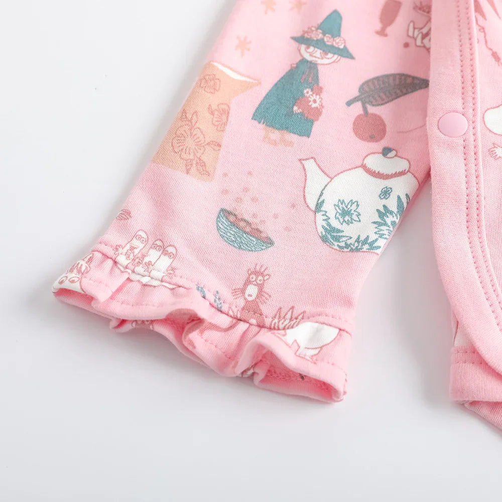 Baby Long Sleeve Organic Cotton Wrap Bodysuit