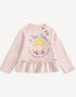Girls Graphic Flare Hem Sweatshirt