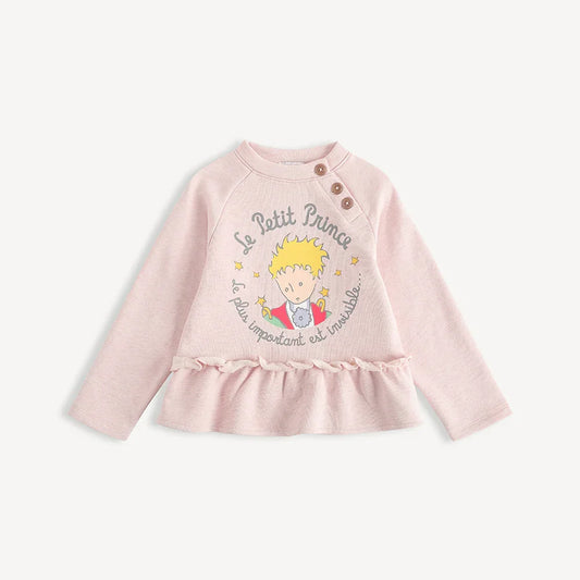 Girls Graphic Flare Hem Sweatshirt