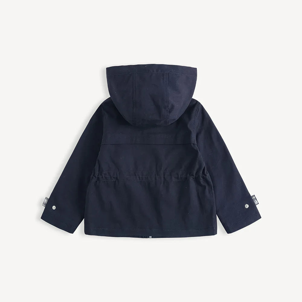 Embroidered Hooded Jacket