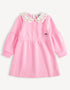 Girls Printed Puritan Collar Sweatdress