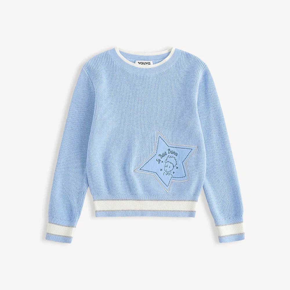 Kids Star‑Embellished Knit Jumper