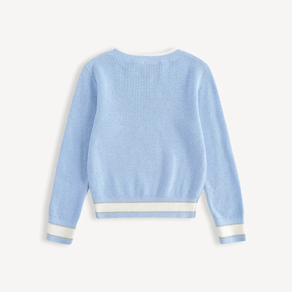 Kids Star‑Embellished Knit Jumper