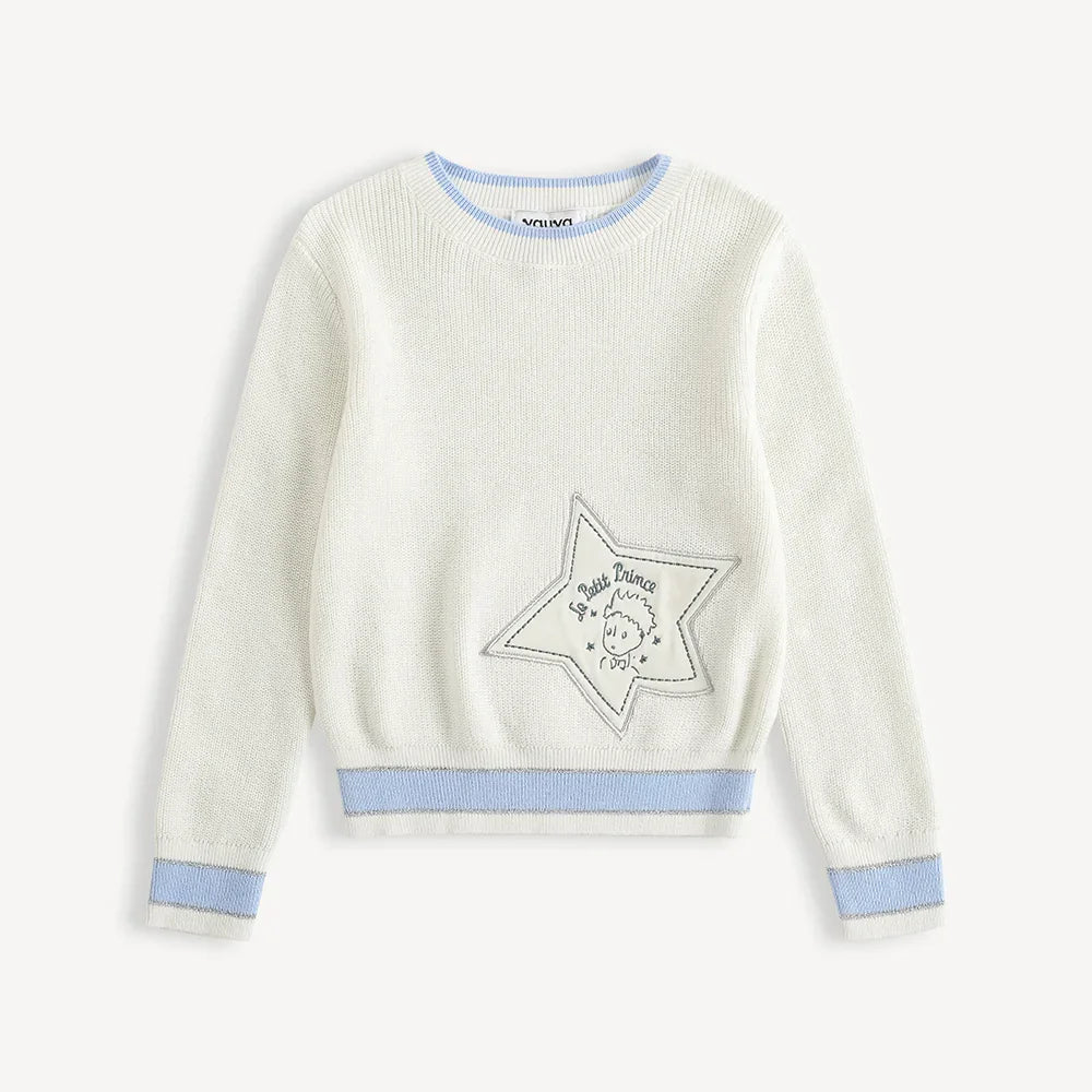 Kids Star‑Embellished Knit Jumper