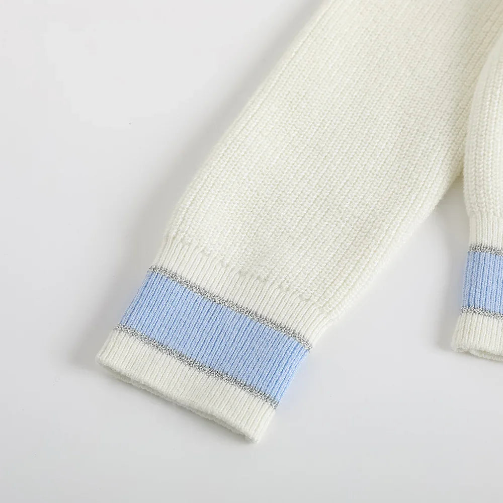 Kids Star‑Embellished Knit Jumper