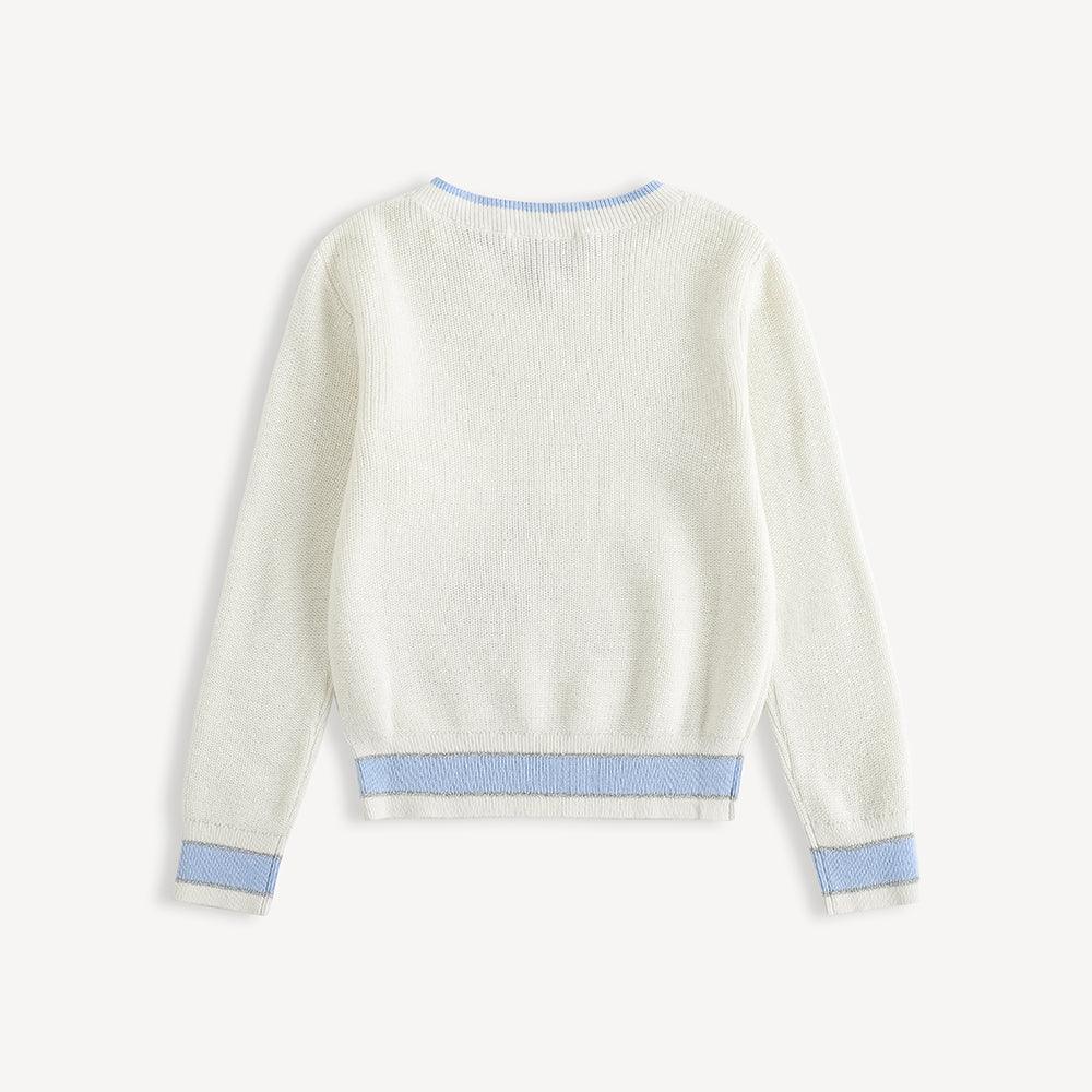 Kids Star‑Embellished Knit Jumper