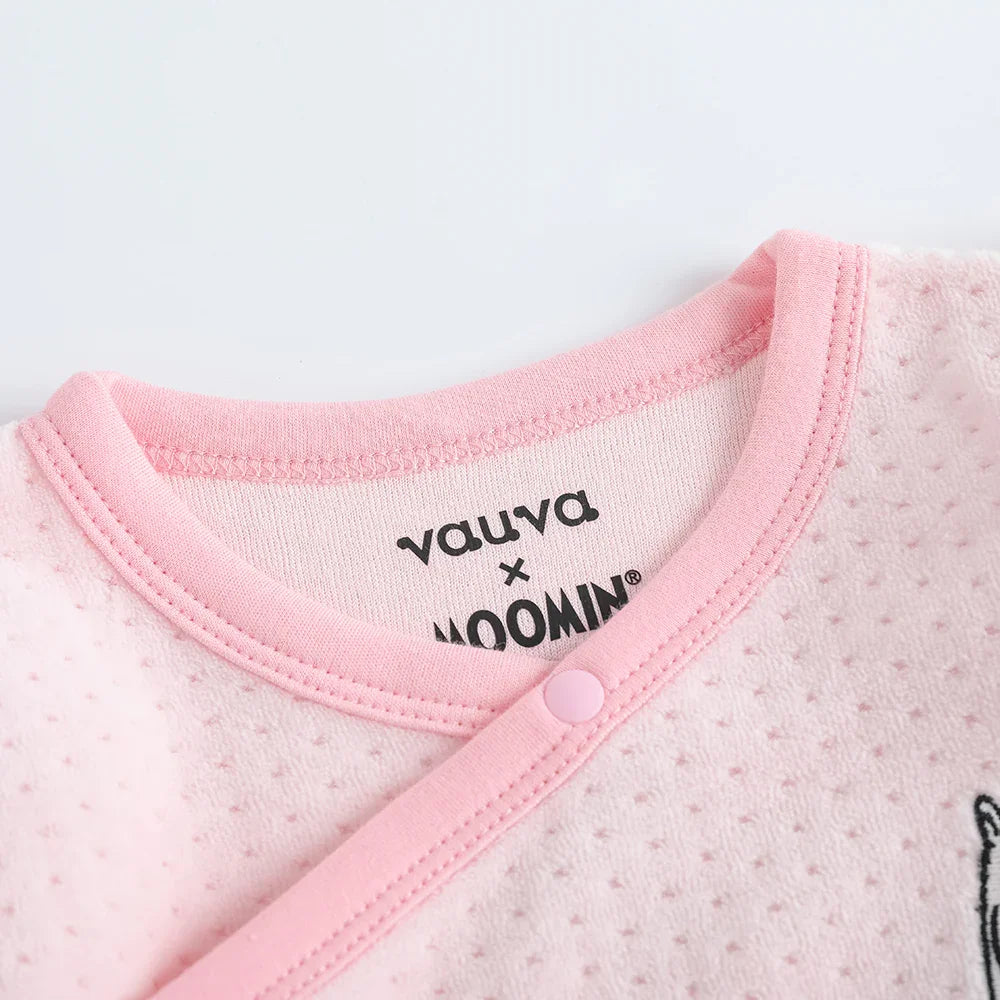 Baby Long Sleeve Pink Wrap Bodysuit