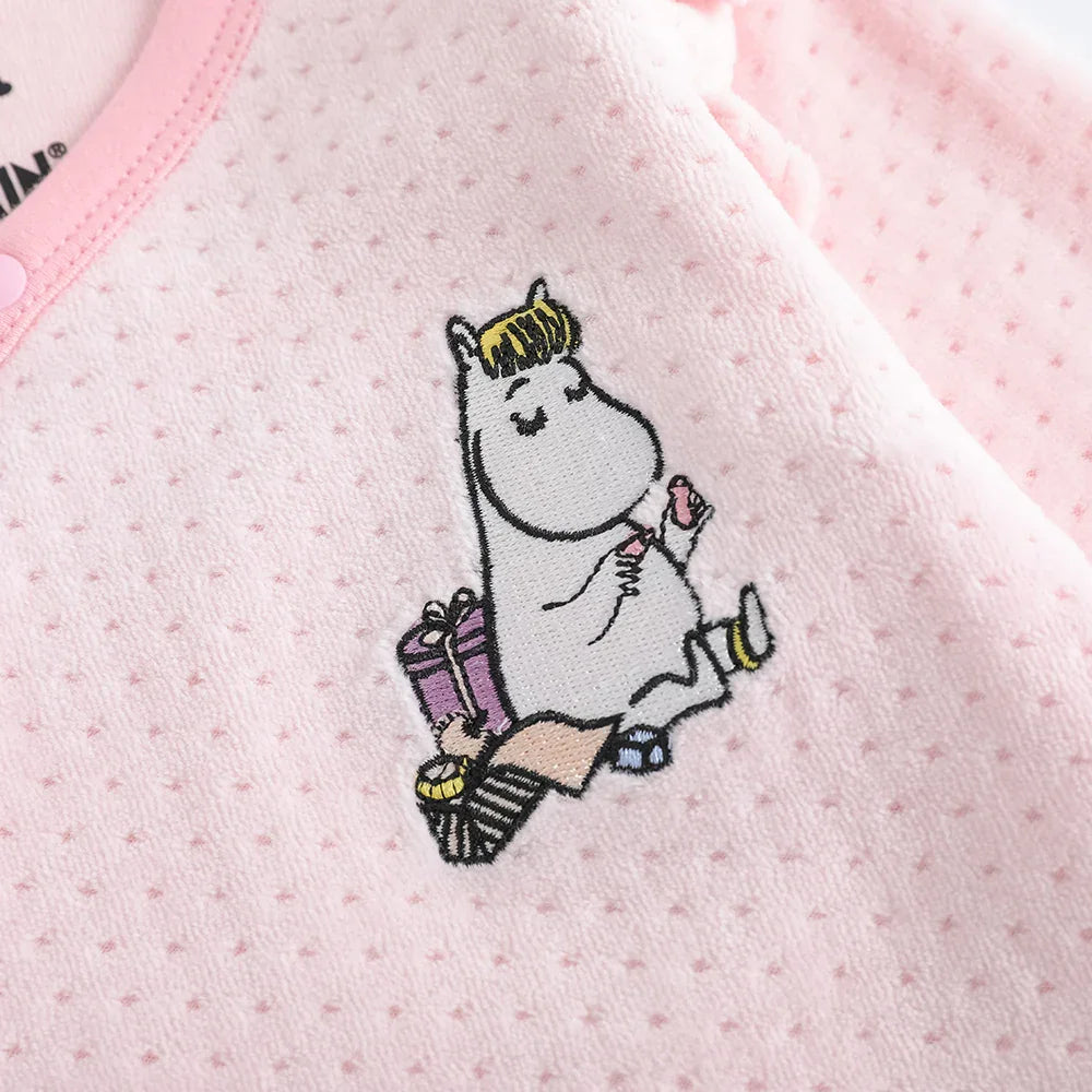 Baby Long Sleeve Pink Wrap Bodysuit