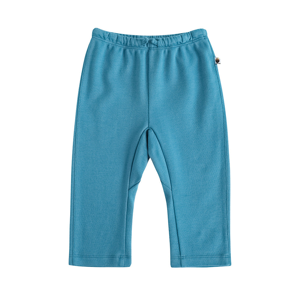 VAUVA Vauva FW23 - Baby Boys Solid Cotton Trousers (Blue) Pants