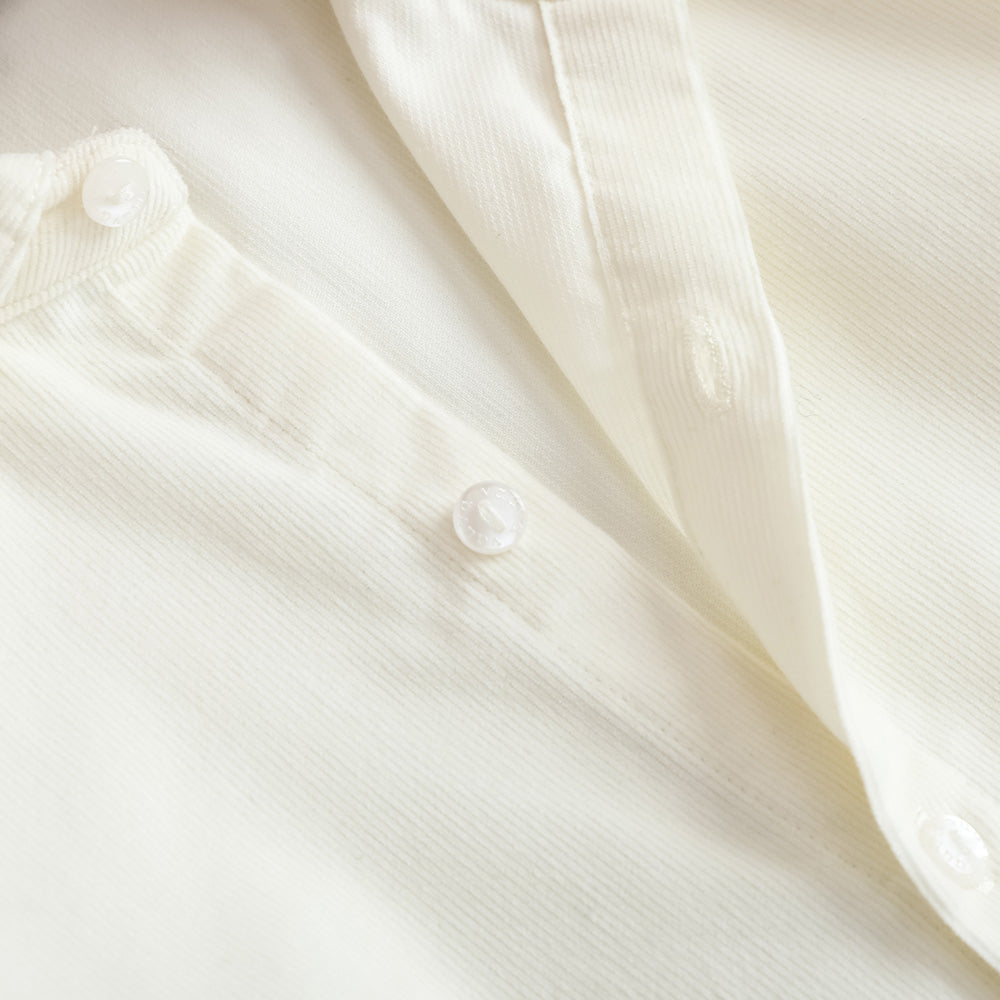 Vauva FW23 - Girls Embroidered Collar Long Sleeve Shirt (White)