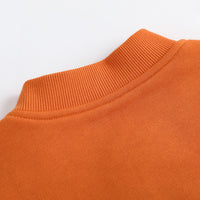 Vauva FW23 - Boys Zip Long Sleeve Jacket (Orange/Black)-product image close up