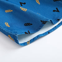 Vauva FW23 - Boys Double Pocket Corduroy Long Sleeve Shirt (Blue)