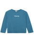 VAUVA Vauva FW23 - Girls Cotton Long Sleeve Crewneck T-Shirt (Blue)