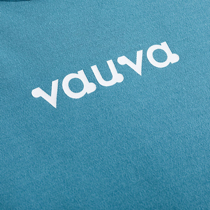 VAUVA Vauva FW23 - Girls Cotton Long Sleeve Crewneck T-Shirt (Blue)