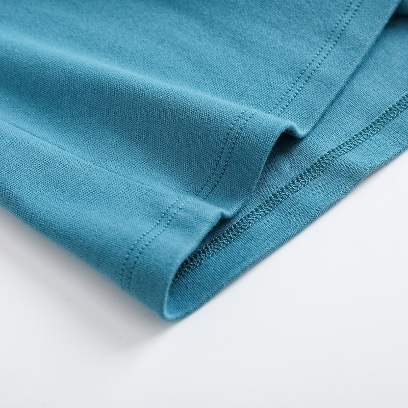 Vauva FW23 - Girls Cotton Long Sleeve Crewneck T-Shirt (Blue)