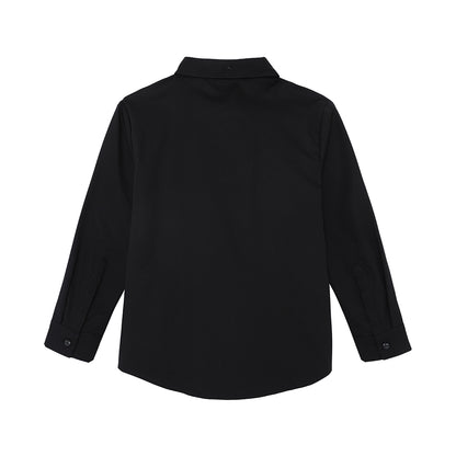 VAUVA Vauva FW23 - Boys Cotton Shirt (Black)