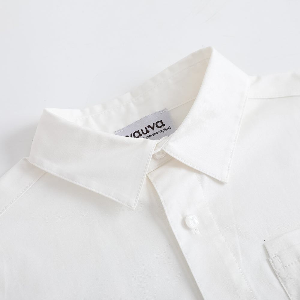 VAUVA Vauva FW23 - Boys Cotton Shirt (White)