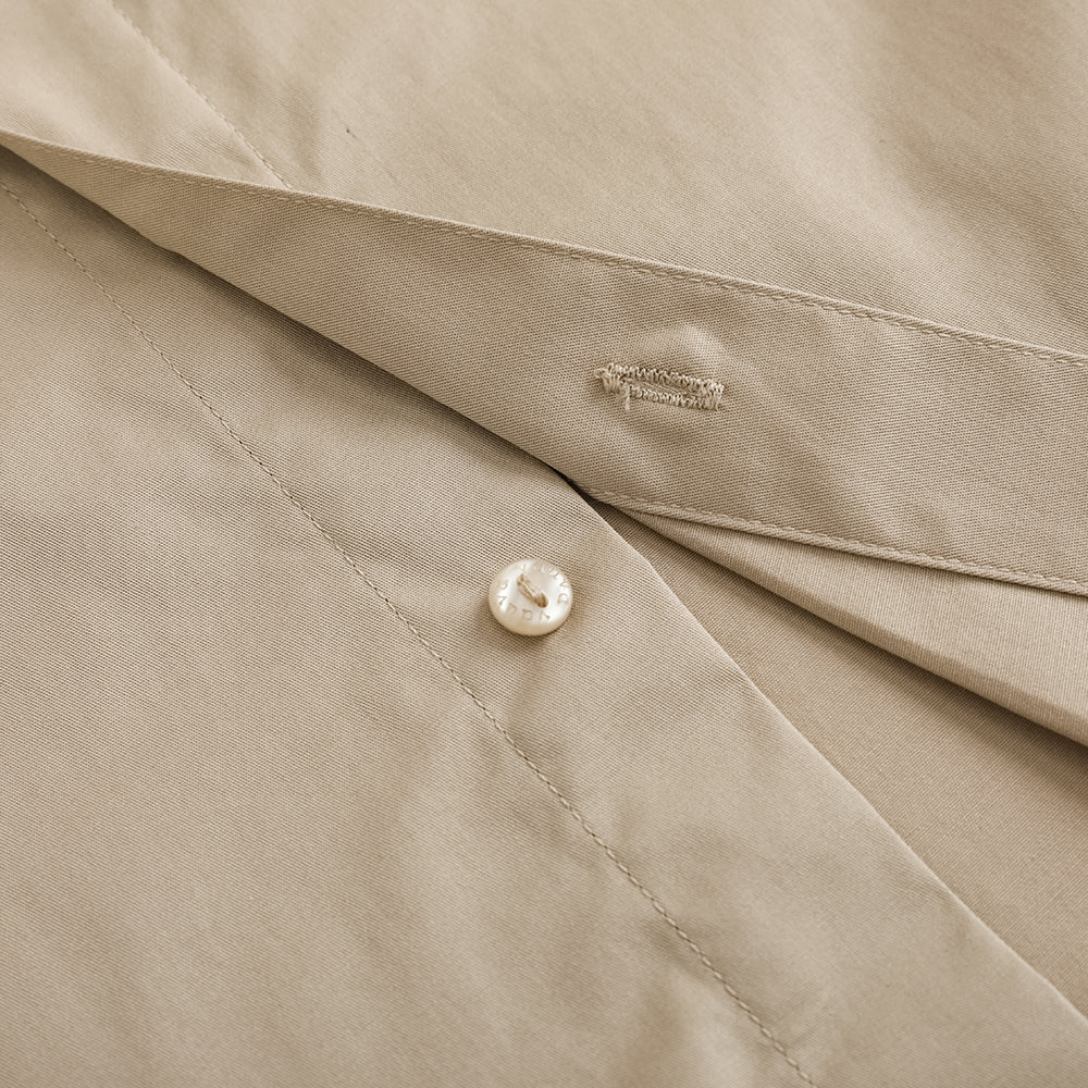 Vauva FW23 - Boys Cotton Shirt (Khaki)-product image close up