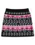 VAUVA Vauva FW23 - Girls Black Printed Sweater Skirt Skirt