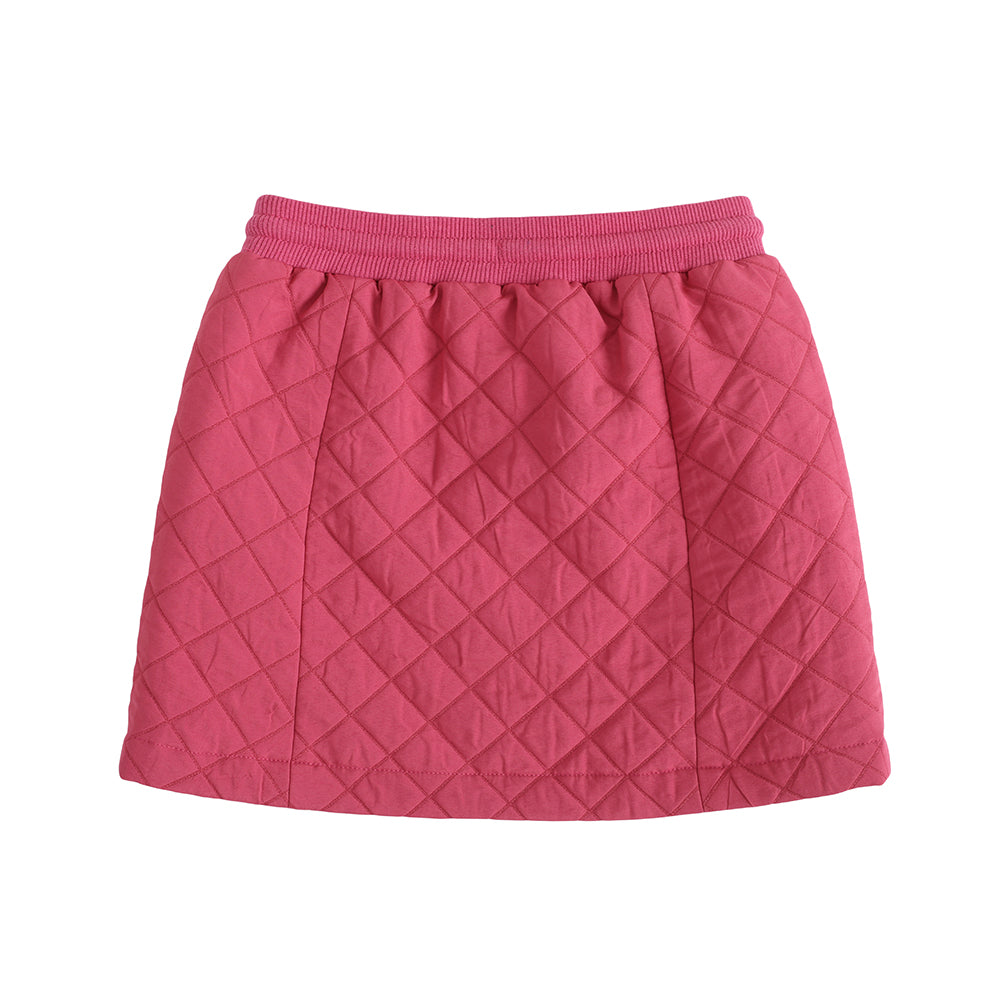 Vauva FW23 - Girls Double Pocket Skirt (Rose Pink) - My Little Korner