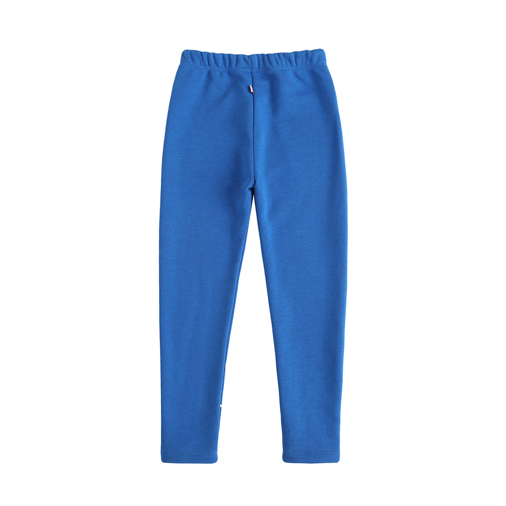 Vauva FW23 - Girls Printed Organic Cotton Pants (Blue) - My Little Korner