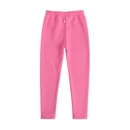 VAUVA Vauva FW23 - Girls Printed Organic Cotton Pants (Rose Pink) Pants