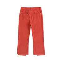 Vauva FW23 - Girls Embroidered Flared Pants (Red) - My Little Korner