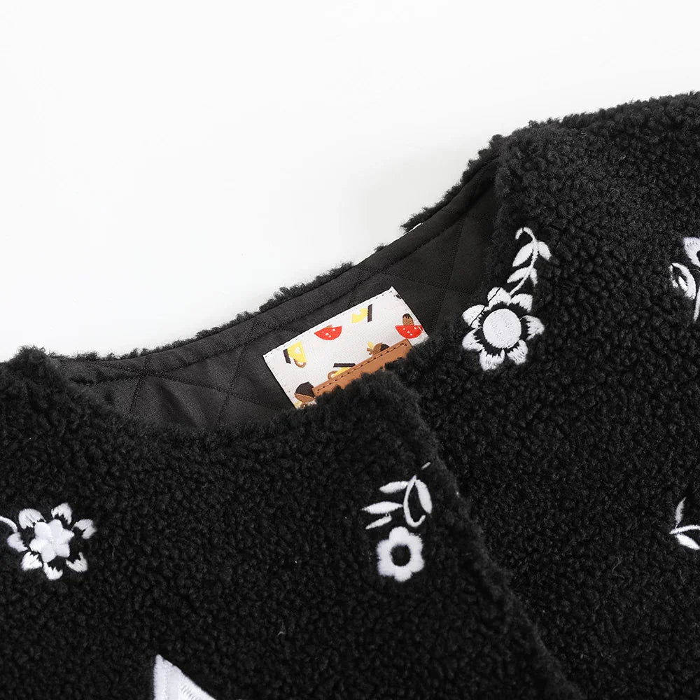 VAUVA Vauva FW23 - Girls Long Sleeve Reversible Coat (Black) Coat & Jacket