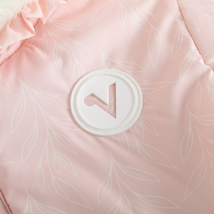Vauva FW23 - Girls Pink Zip Long Sleeve Coat