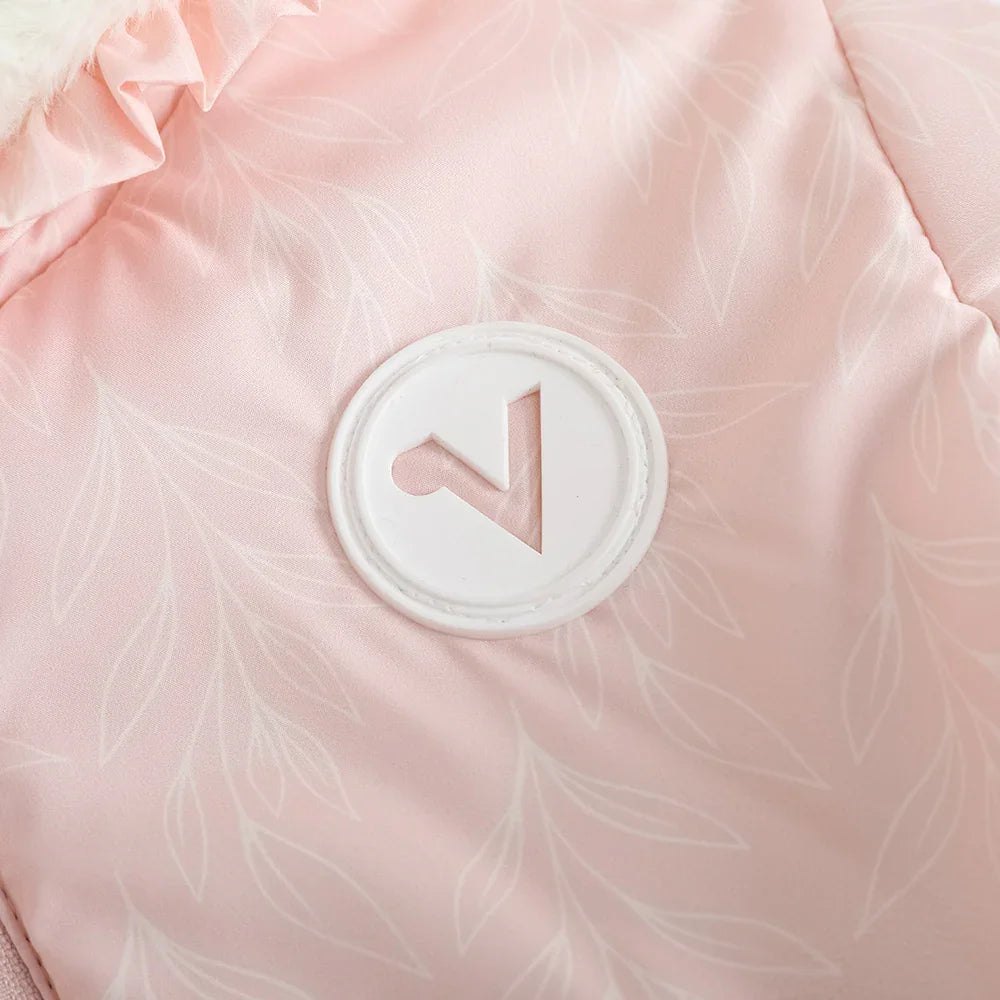 VAUVA Vauva FW23 - Girls Pink Zip Long Sleeve Coat Coat & Jacket