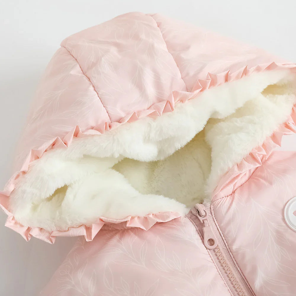 VAUVA Vauva FW23 - Girls Pink Zip Long Sleeve Coat Coat & Jacket
