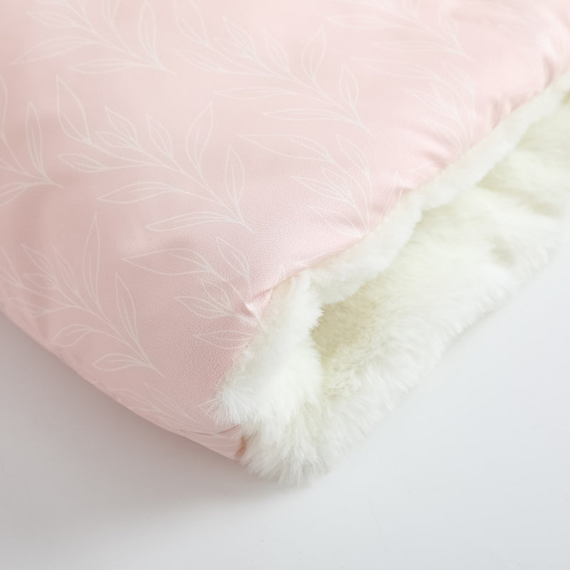 Vauva FW23 - Girls Pink Zip Long Sleeve Coat-product image close up