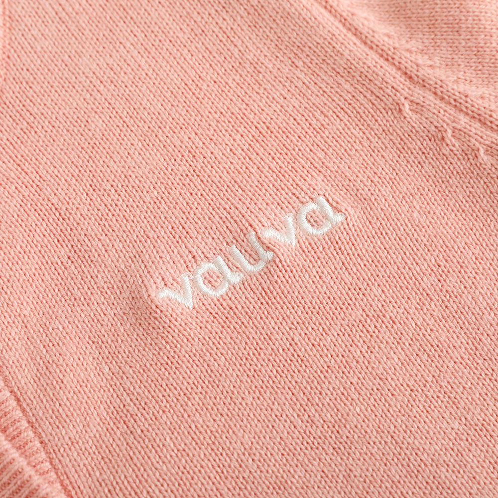 VAUVA Vauva FW23 - Girls Lace Cotton Cashmere Cardigan (Pink) Coat &amp; Jacket