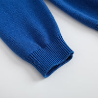 Vauva FW23 - Girls Blue Printed Cotton Pullover-product image close up