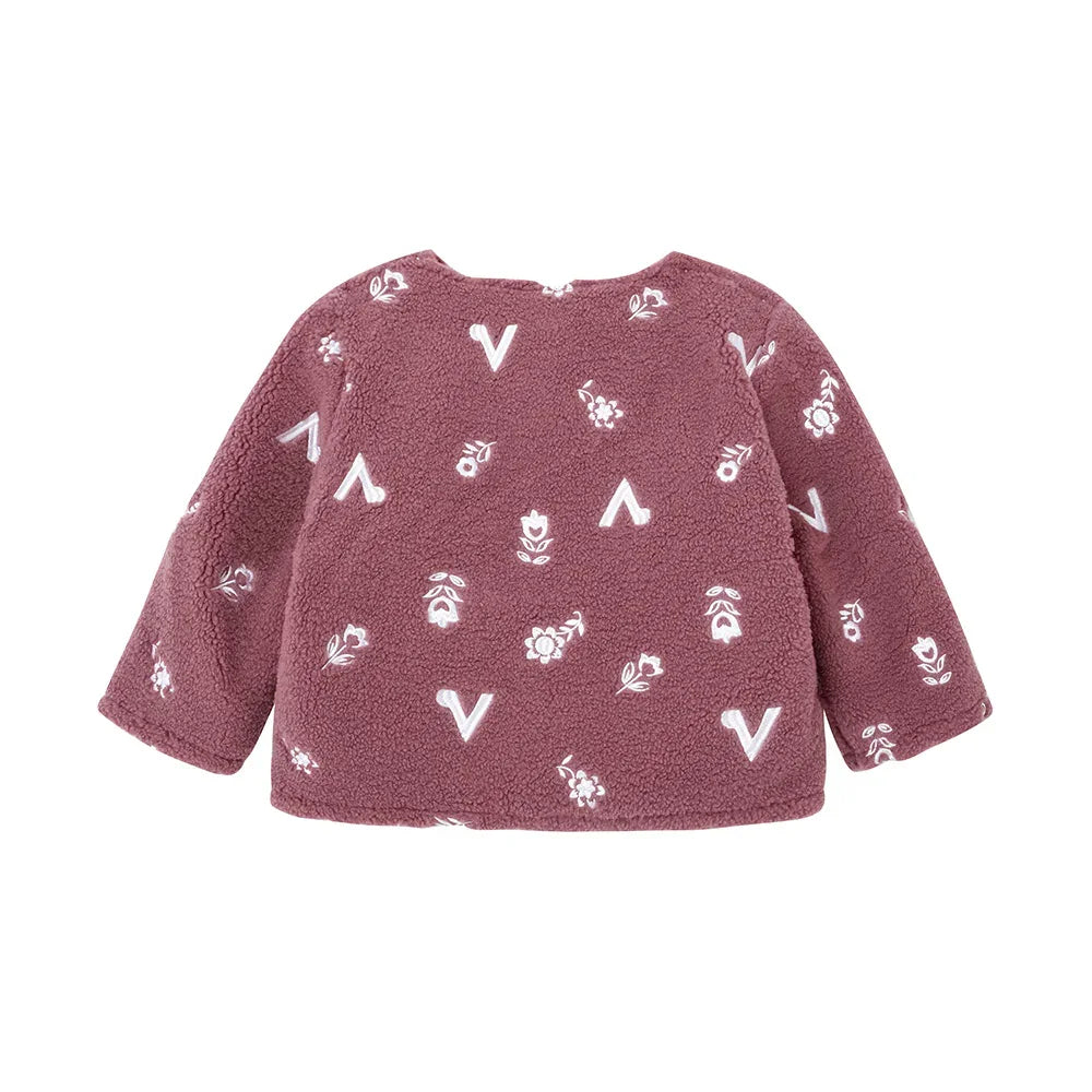 VAUVA Vauva FW23 - Girls Long Sleeve Reversible Coat (Pink) Coat & Jacket