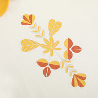 VAUVA Vauva FW23 - Girls Floral Pattern Cotton Tops (White) Tops