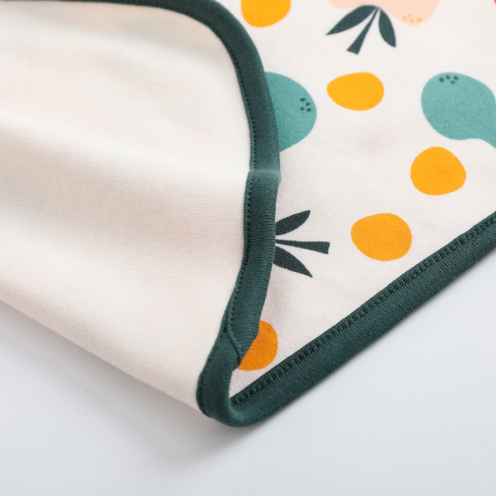 VAUVA Vauva FW23 - Baby Unisex Fruit Print Cotton Blanket (Green) Blanket