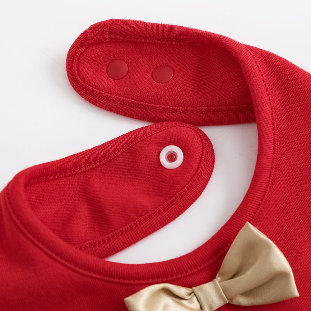 VAUVA Vauva FW23 - Baby Girls New Year Festival Cotton Bib Bib