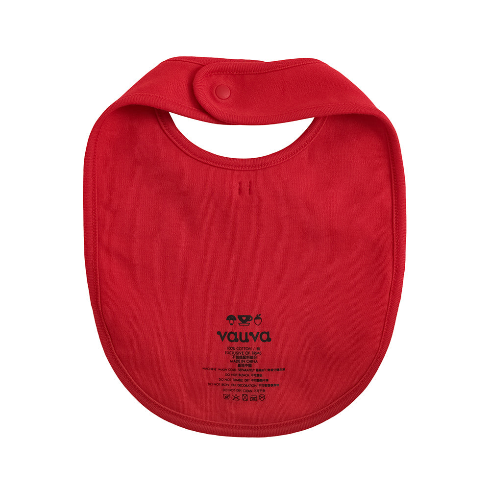 VAUVA Vauva FW23 - Baby Girls New Year Festival Cotton Bib Bib