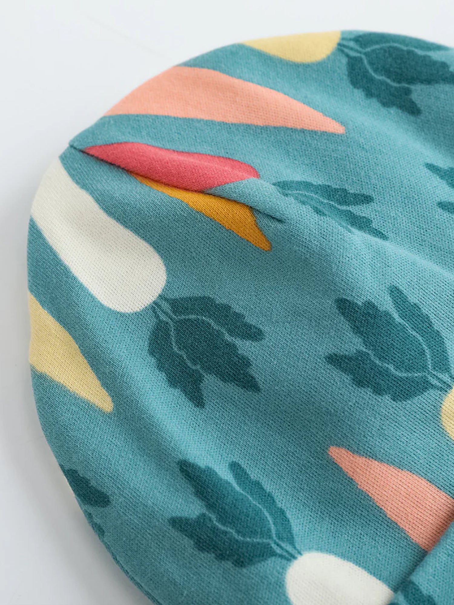 VAUVA Vauva FW23 - Baby Boy Carrot All Over Print Cotton Hat (Green) Hat