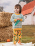 VAUVA Vauva FW23 - Baby Boy Carrot All Over Print Cotton Pants (Yellow) Pants