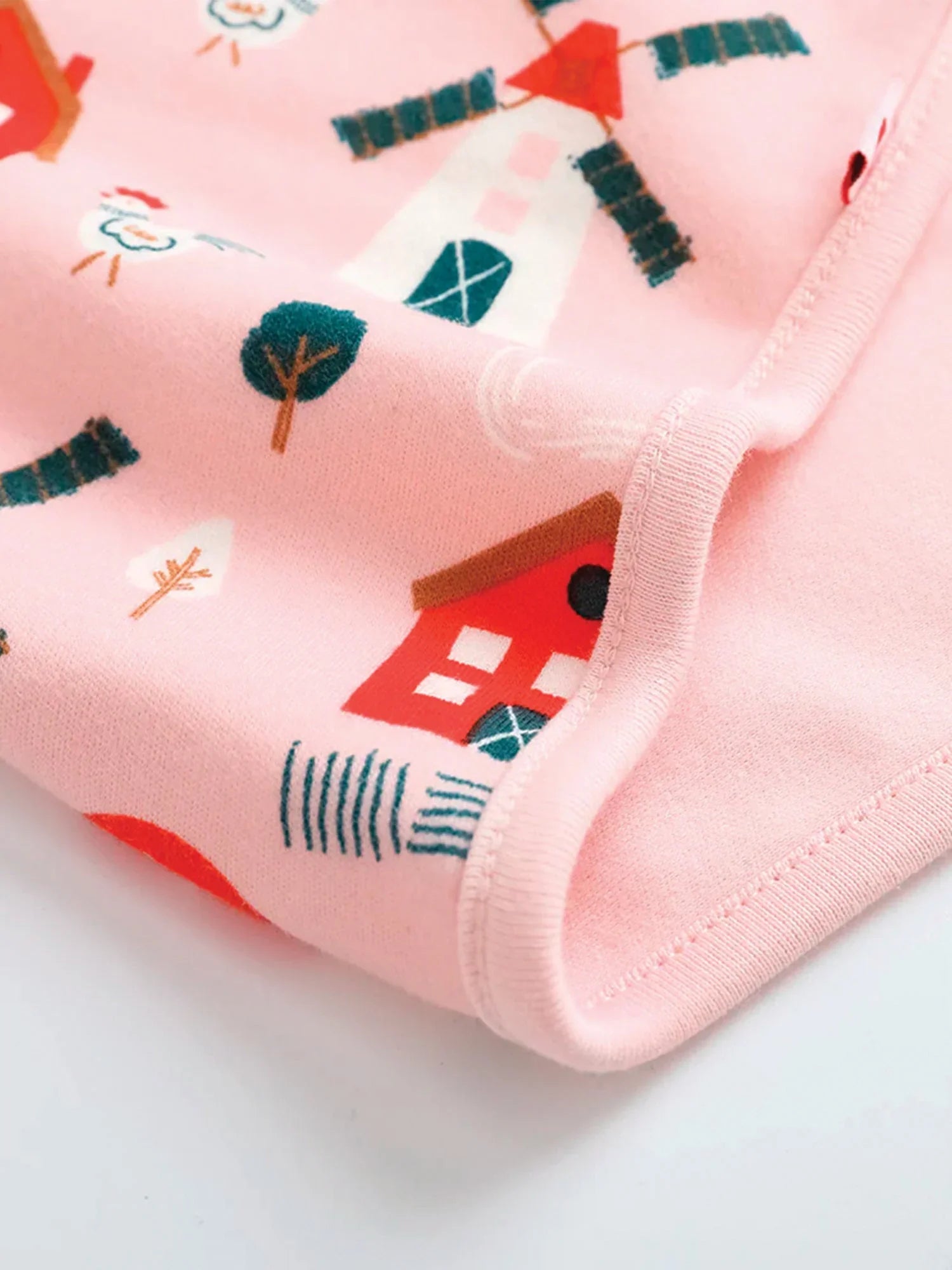 VAUVA Vauva FW23 - Baby Girl Pinwheel All Over Print Cotton Blanket (Pink) Blanket