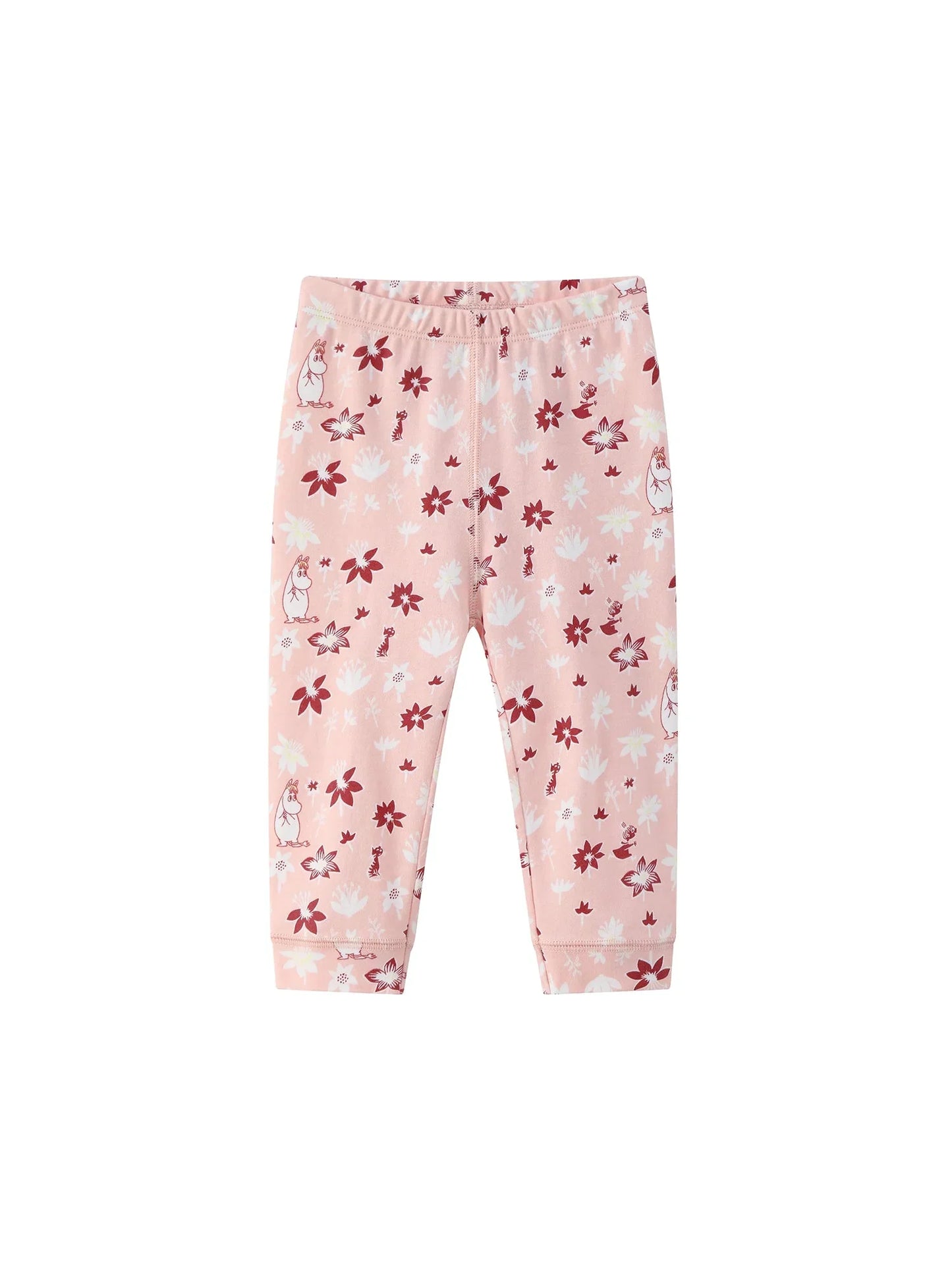 Vauva x Moomin Vauva x Moomin FW23 - Baby Girls Moomin All Over Print Cotton Pants (Pink) Pants