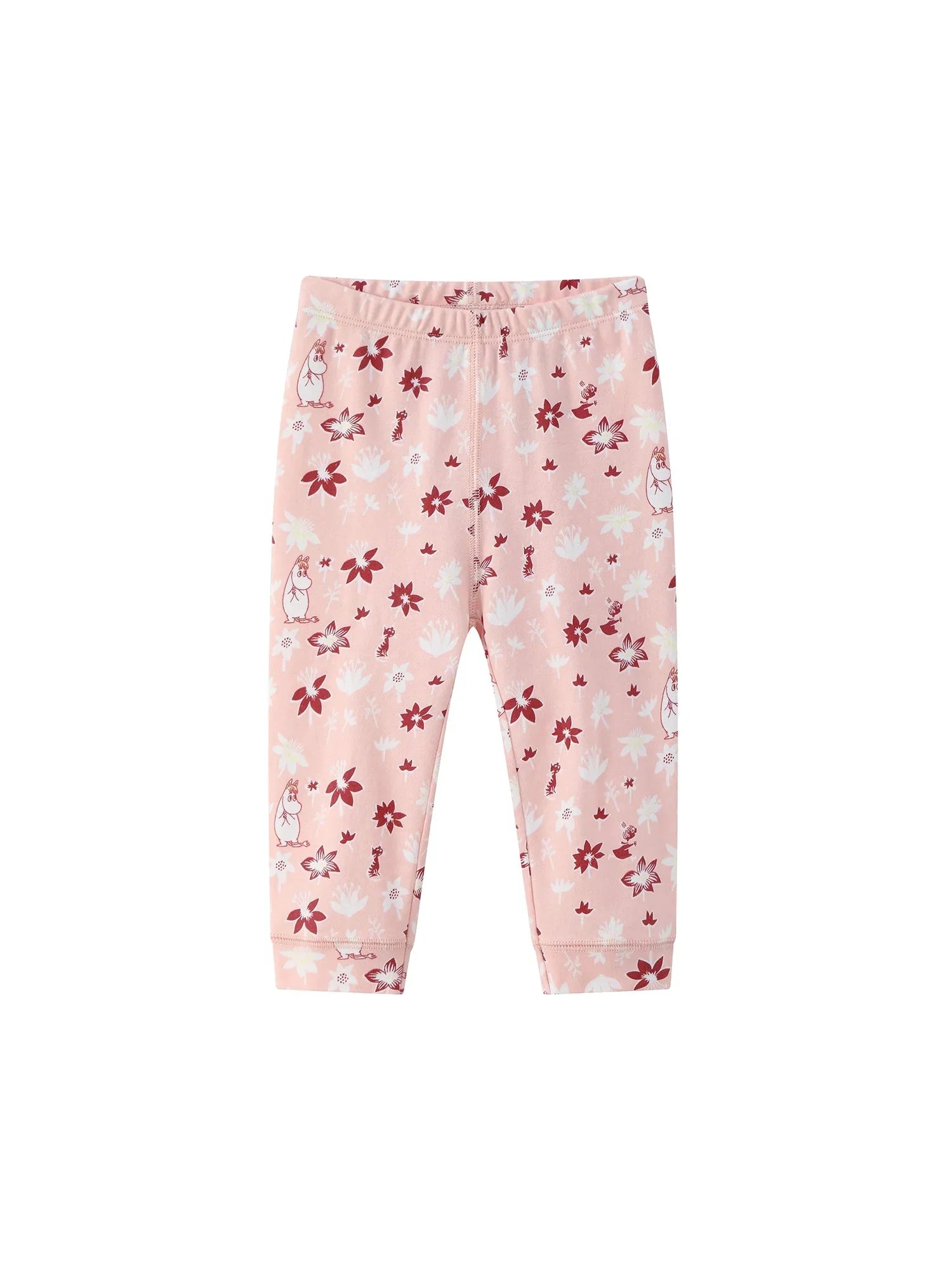 Vauva x Moomin Vauva x Moomin FW23 - Baby Girls Moomin All Over Print Cotton Pants (Pink) Pants