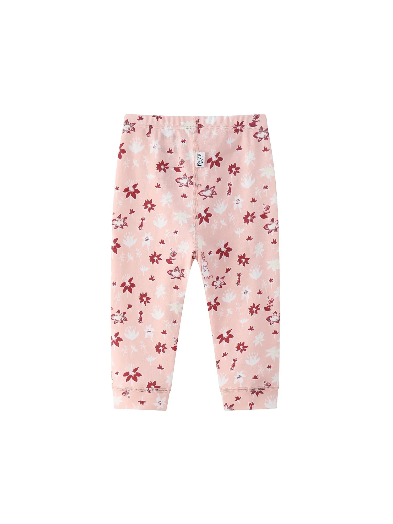Vauva x Moomin Vauva x Moomin FW23 - Baby Girls Moomin All Over Print Cotton Pants (Pink) Pants