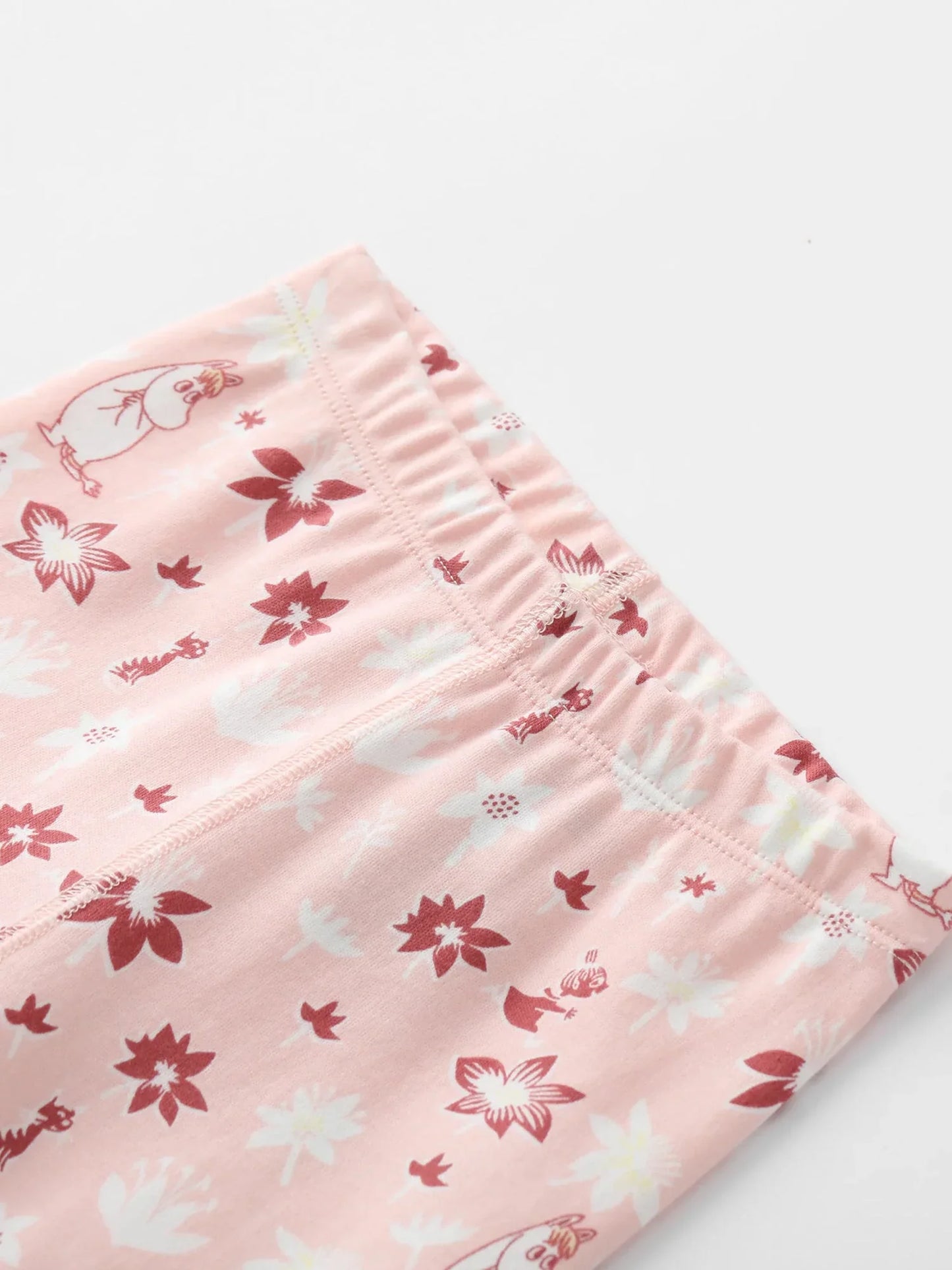 Vauva x Moomin Vauva x Moomin FW23 - Baby Girls Moomin All Over Print Cotton Pants (Pink) Pants