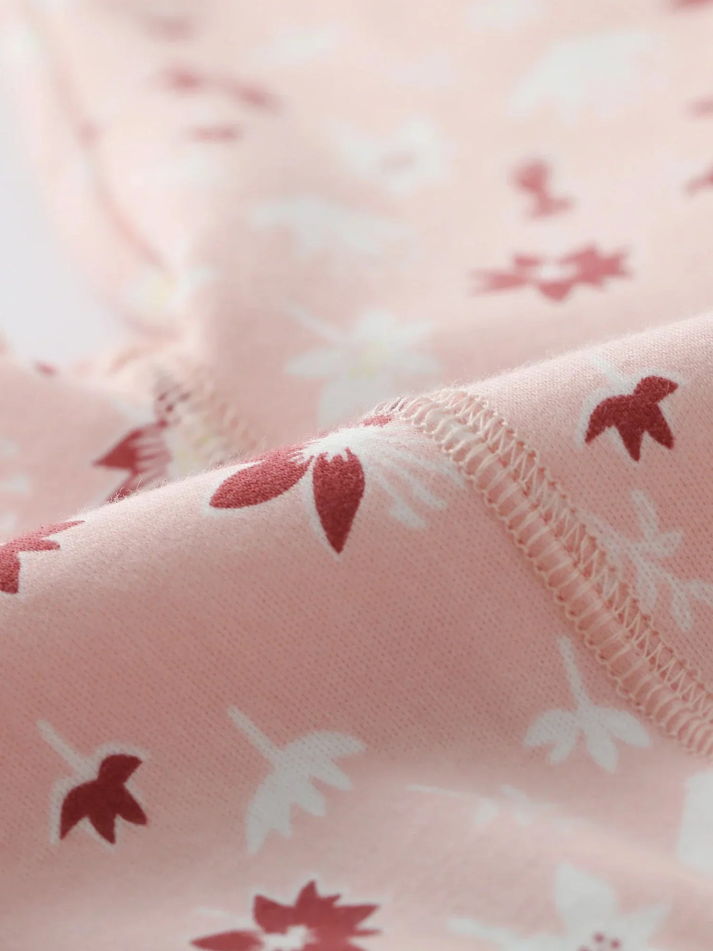 Vauva x Moomin Vauva x Moomin FW23 - Baby Girls Moomin All Over Print Cotton Pants (Pink) Pants