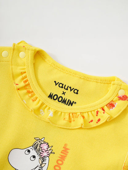Vauva x Moomin Vauva x Moomin SS23 - Baby Girls Moomin Print Cotton Long Sleeves Bodysuit Bodysuit
