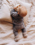 Grey Cord Velour Baby Trousers (GOTS)