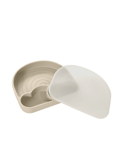 Silicone Rainbow Plates With Lid